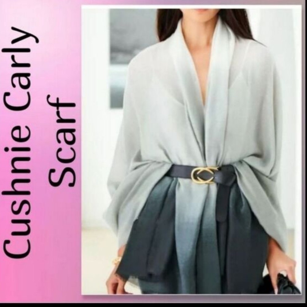 Cushnie Scarf Carly Ombre Print Scarf/Cover up